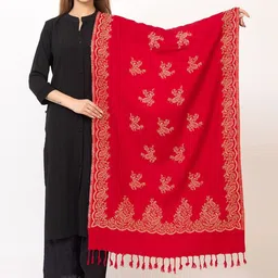 PASHGIRI Women Floral Embroidered Shawl-picture-24