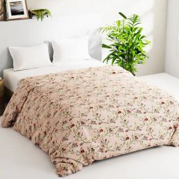 Bianca Victoria Apricot Cotton Floral Double Comforter-picture-38