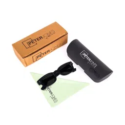 Peter Jones Eyewear Unisex Black Lens & Black Other Sunglasses with image 3