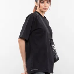 URBANICE Round Neck Drop-Shoulder Sleeves Cotton Oversized T-shirt image 5