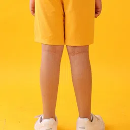 Anthrilo Solid Shorts - Mustard image 3