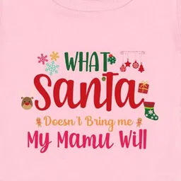 Arvesa What What Santa Doesn'T Bring My MamuPrinted Romper image 2