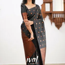 Sanwariya Silk Woven Designed Zari Kanjeevaram Saree-image-67