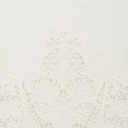 MANGO Lace Insert Detail Drop-Shoulder Sleeves Pure Cotton Relaxed Fit T-shirt image 3