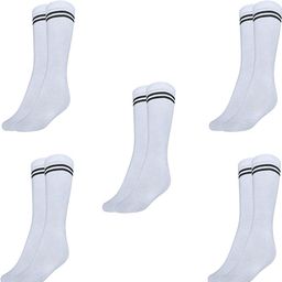MUKHAKSH Unisex White Socks-picture-12
