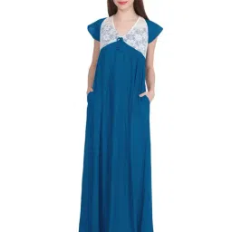 PATRORNA Teal Lace Nighty-image-17