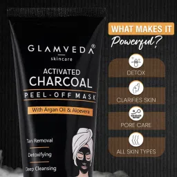 Glamveda Activated Charcoal Peel Off Mask image 3