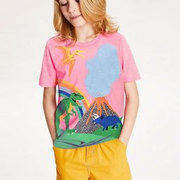 INCLUD Girls Graphic Printed Round Neck T-shirt-picture-10