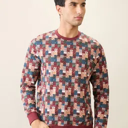 Parx Men Cotton Printed Pullover Sweatshirt-picture-35