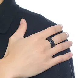 MEENAZ Men Silver-Plated Finger Ring image 3