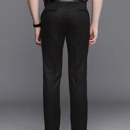 Raymond Men Solid Slim Fit Formal Trousers image 3