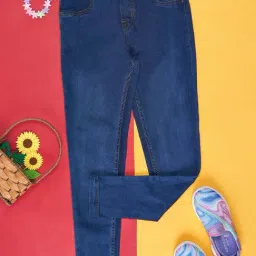 Pantaloons Junior Blue Cotton Regular Fit Jeans-picture-29