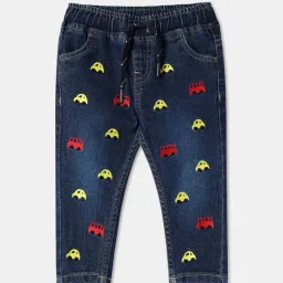 R&B Kids Dark Blue Straight Fit Jeans-picture-15