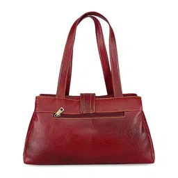 GENWAYNE Red Solid Handheld Bag image 4