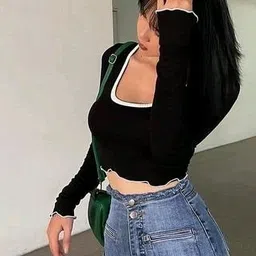 RC NEOEN Ruffles Cotton Crop Top image 2