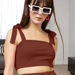 OOMPH! FACTOR Women Fitted Crop Top-picture-30