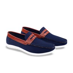 riffway Men Woven Design Boat Shoes-picture-27