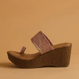 Eridani Women's Cana Rose Gold Toe Ring Wedges-image-11