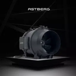 Astberg Mix Flow Inline Fan Mixed Flow 530 m³h, 300 PA, 0.22 Amp, 2550 RPM, AF 150 image 2