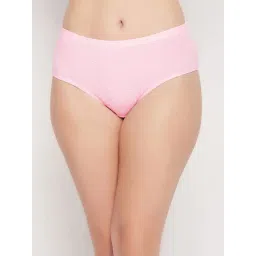 Clovia Pink Cotton Printed Hipster Panty-picture-35