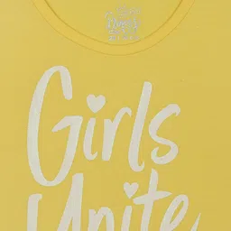 Tiny Girl Yellow & Silver-Toned Print Extended Sleeves Top image 5