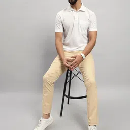 Sand Dunes Men Original Slim Fit Easy Wash Chinos Trousers image 2