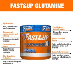 Fast&Up Unflavoured Glutamine image 4