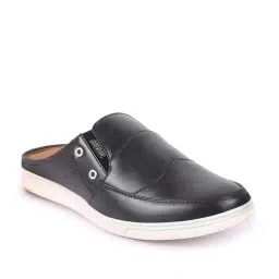 Fausto Men's Black Mule Shoes image 3