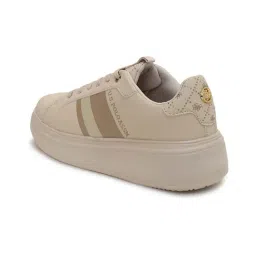 U.S. Polo Assn. Women's Beige Sneakers image 5