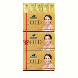 pure roots Set Of 3 Gold Facial Kit -50g Each image 1