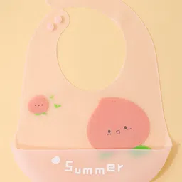 fab n funky Summer Print Bids Crumb Catcher  - Light Pink image 2