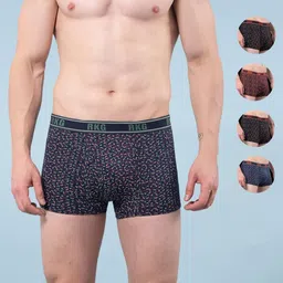 RKG Men Pack Of 5 Assorted Mid Rise Trunk-picture-16