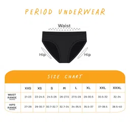 Snugkins Period Panty Leak-Proof & Reusable Pack of 2 - Black image 4