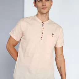 Kuons Avenue Men Thread Work Pastels Kurta image 1