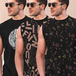 tripr Pack of 3 Men Vest image 5