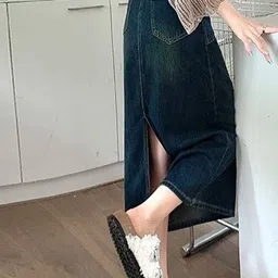 StyleCast Pure Cotton A-Line Midi Skirts image 5