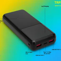 trps 30000 mAh 22.5 W Compact Pocket Size Power Bank image 2