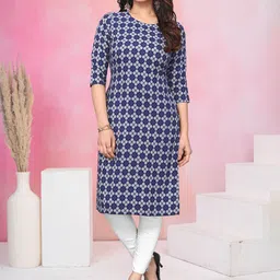 KETAKI FASHION Women Pack of 3 Ethnic Motifs Printed Regular Straight Calf Length Kurta image 2