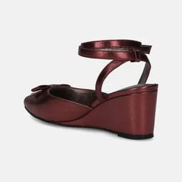 BAGATT Women Ankle Loop Leather Wedge Sandals image 3