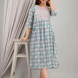 FASHION CLOUD Women Grey Kurtis image 4