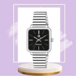 REBOOT Men Stainless Steel Bracelet Style Watch sh_New169_151 Black Designer Square-picture-33