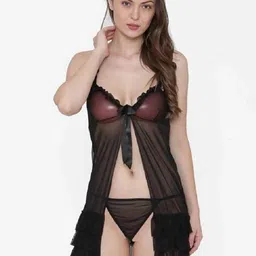 Samvar Women Black Baby Dolls-picture-41