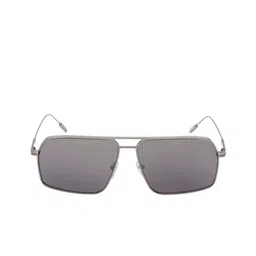 Ermenegildo Zegna Men Rectangle Sunglasses with UV Protected Lens EZ0193 62 08C image 3