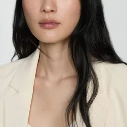 MANGO Lapel Collar Longline Waistcoat image 2