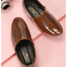 Tiny Bugs Abstract Designed Mojaris - Tan-picture-18