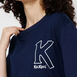 Kickers Printed Cotton Round Neck Tshirts image 2