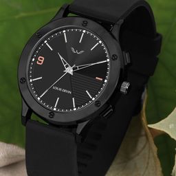 LOUIS DEVIN Men Brass Embellished Dial & Straps Analogue Watch LD-BK072-BLCK-picture-23