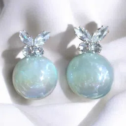 MYSTERIOUSMART Spherical Studs Earrings image 2