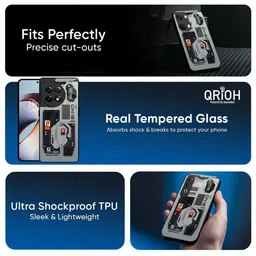 QRIOH Typography Printed Oneplus Nord 2T Back Case Mobile Accessories image 2