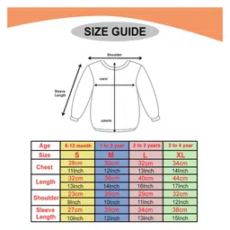 MOMISY Full Sleeves Solid Sweater with Applique - Orange image 3